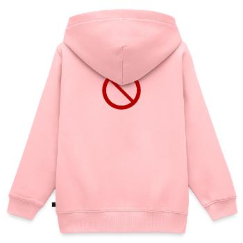Verbotenes T-Shirt-Humorgeschenk - Kinder Premium Organic Zip Hoodie - Rosa - Hinten - AI Model Kid Female (0cm)