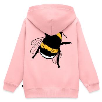 Hummel - Kinder Premium Organic Zip Hoodie - Rosa - Hinten - AI Model Kid Female (0cm)