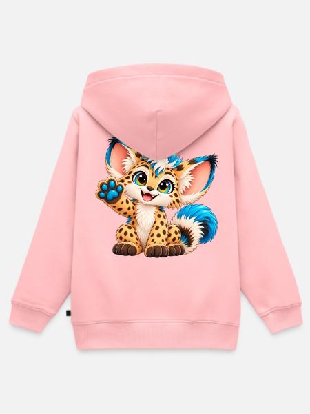 Wenuma - Kinder Premium Organic Zip Hoodie - Rosa