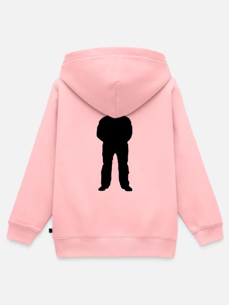 Western Cowboy - Kinder Premium Organic Zip Hoodie - Rosa