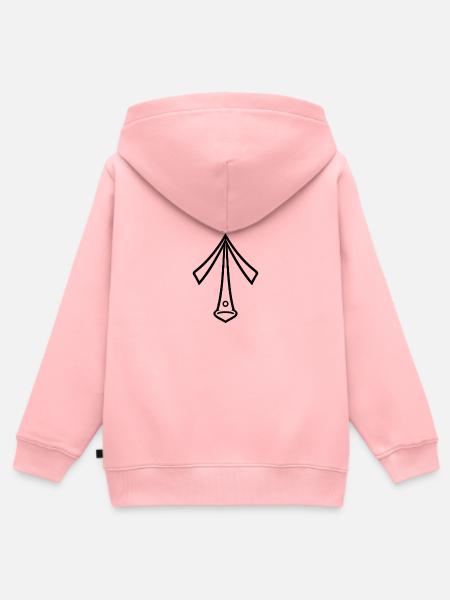 Heimatliebe Stralsund - Kinder Premium Organic Zip Hoodie - Rosa