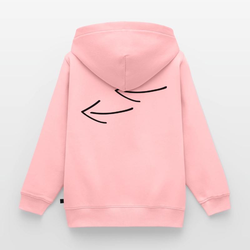 Frecce Felpa Premium con cappuccio con zip bambino bio