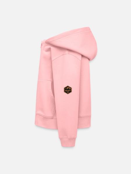 Bergabenteuer Natur 2026 - Kinder Premium Organic Zip Hoodie - Rosa