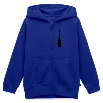 Steuermann Drachenboot Kapitän Steuern 1c - Kinder Premium Organic Zip Hoodie - Royalblau - Vorne - AI Model Kid Male (0cm)
