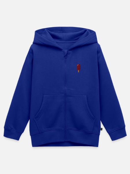 Magneta Icecream - Kinder Premium Organic Zip Hoodie - Royalblau