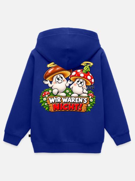 1000206352 - Kinder Premium Organic Zip Hoodie - Royalblau
