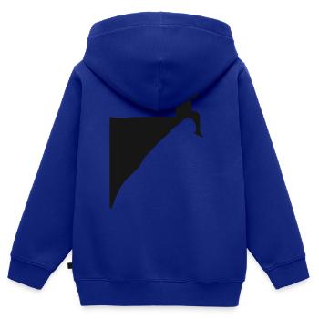 Separation. Sad pensive grief. Lonely alone - Kids Premium Organic Zip-up Hoodie - royal blue - Back - AI Model Kid Male (0cm)