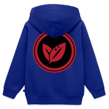 Leaf Ecology - Kids Premium Organic Zip-up Hoodie - royal blue - Back - AI Model Kid Male (0cm)