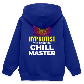 Zertifizierter Spezialist für klinische Stressreduktion - Kinder Premium Organic Zip Hoodie - Royalblau - Hinten - AI Model Kid Male (0cm)