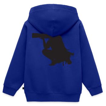 camera photographer fotograf kamera foto photo25 - Kinder Premium Organic Zip Hoodie - Royalblau - Hinten - AI Model Kid Male (0cm)