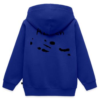 Azoren Portugal Atlantik Insel Urlaub - Kinder Premium Organic Zip Hoodie - Royalblau - Hinten - AI Model Kid Male (0cm)