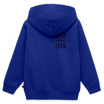 Best oops ever Bestes Geschenk Sprüche Baby Kinder - Kinder Premium Organic Zip Hoodie - Royalblau - Hinten - AI Model Kid Male (0cm)