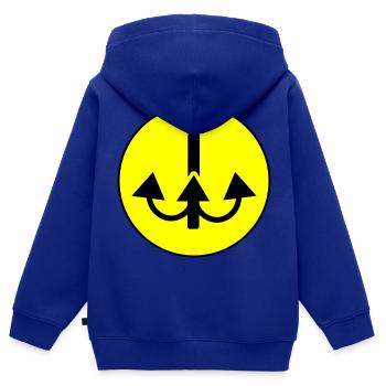 Angelhaken angler icon - Kinder Premium Organic Zip Hoodie - Royalblau - Hinten - AI Model Kid Male (0cm)