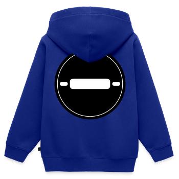 Kitchen roll baking rolling pin - Kids Premium Organic Zip-up Hoodie - royal blue - Back - AI Model Kid Male (0cm)