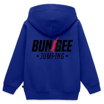 bungee jumping extremsport - Kinder Premium Organic Zip Hoodie - Royalblau - Hinten - AI Model Kid Male (0cm)