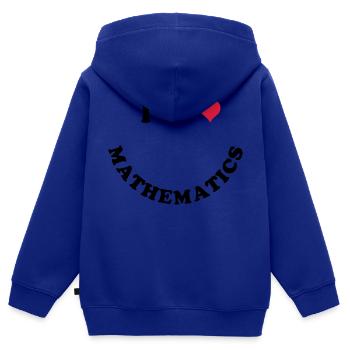 mathematics - Kids Premium Organic Zip-up Hoodie - royal blue - Back - AI Model Kid Male (0cm)