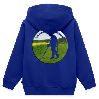 Il n’y a rien d’offensant à propos d’un oscillateur de détecteur - Sweat Premium à capuche zippé enfant bio - bleu roi - Dos - AI Model Kid Male (0cm)