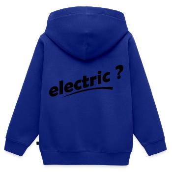Elektrische Autos - Kinder Premium Organic Zip Hoodie - Royalblau - Hinten - AI Model Kid Male (0cm)
