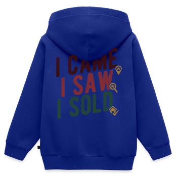 Immobilien-Händler Für Immobilien-Makler - Kinder Premium Organic Zip Hoodie - Royalblau - Hinten - AI Model Kid Male (0cm)