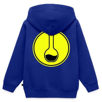 Reagenzglas chemiker - Kinder Premium Organic Zip Hoodie - Royalblau - Hinten - AI Model Kid Male (0cm)