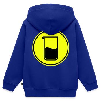 Reagenzglas chemie - Kinder Premium Organic Zip Hoodie - Royalblau - Hinten - AI Model Kid Male (0cm)