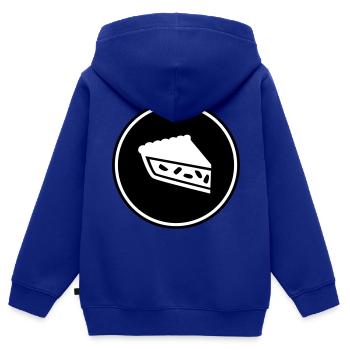 Apple pie - Kids Premium Organic Zip-up Hoodie - royal blue - Back - AI Model Kid Male (0cm)