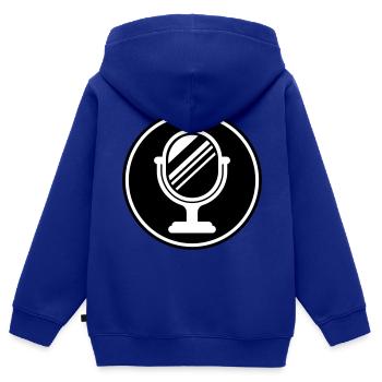 Mirror Icon Silhouette - Kids Premium Organic Zip-up Hoodie - royal blue - Back - AI Model Kid Male (0cm)