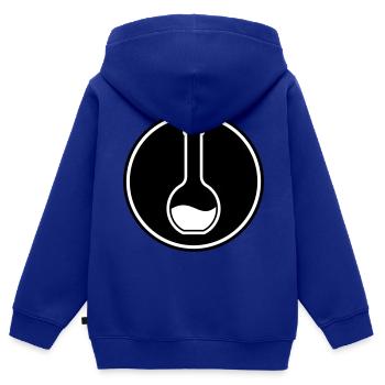 Reagenzglas chemiker - Kinder Premium Organic Zip Hoodie - Royalblau - Hinten - AI Model Kid Male (0cm)