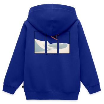 Shred the Silence - Kinder Premium Organic Zip Hoodie - Royalblau - Hinten - AI Model Kid Male (0cm)