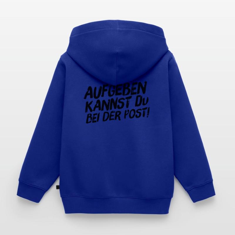 Aufgeben kannst Du bei der Post Kinder Premium Organic Zip Hoodie