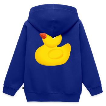 bad bath badewanne bathtube shower dusche36 - Kinder Premium Organic Zip Hoodie - Royalblau - Hinten - AI Model Kid Male (0cm)