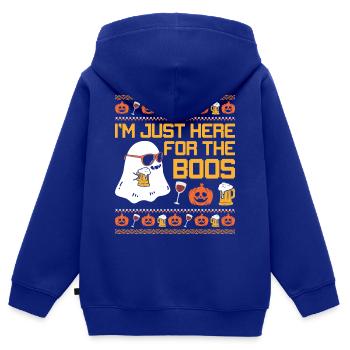 Schädel Skelett Skull Horror Halloween Geschenk - Kinder Premium Organic Zip Hoodie - Royalblau - Hinten - AI Model Kid Male (0cm)
