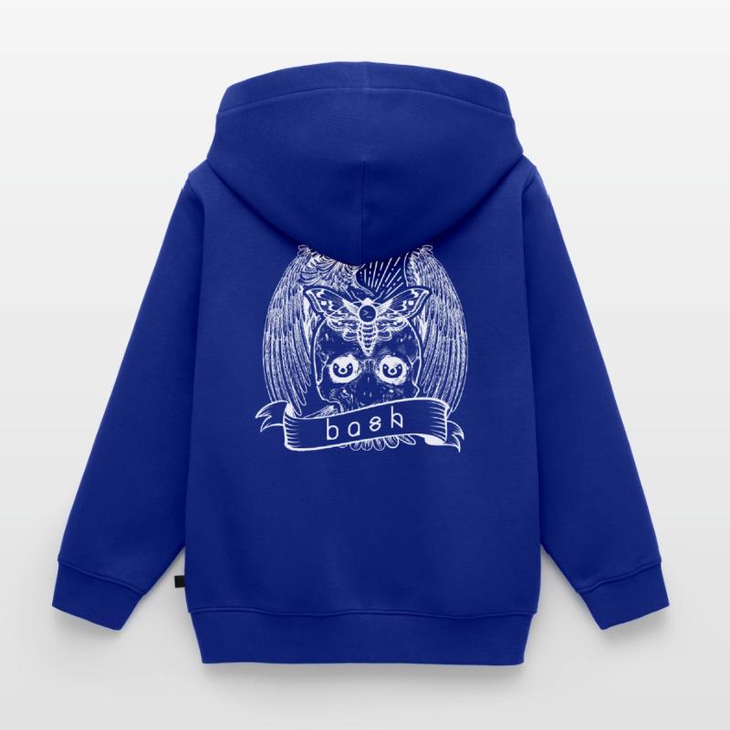 bash shell linux Kids Premium Organic Zip-up Hoodie
