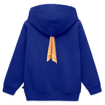 Handtuch - Kinder Premium Organic Zip Hoodie - Royalblau - Hinten - AI Model Kid Male (0cm)