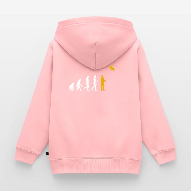 Evolution RC Hélicoptère commandé à distance Modéliser Sweat Premium à capuche zippé enfant bio