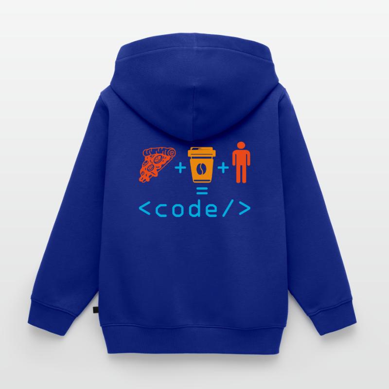 Programmierer Programmierer Computer Nerd Geek Codierung Lustig Kinder Premium Organic Zip Hoodie