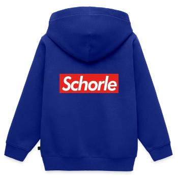 Schorle - Geschenk - Kinder Premium Organic Zip Hoodie - Royalblau - Hinten - AI Model Kid Male (0cm)