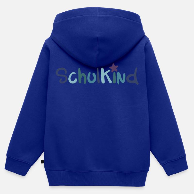 Schulkind - Einschulung Erstklässler Schulbeginn - Kinder Premium Organic Zip Hoodie - Royalblau