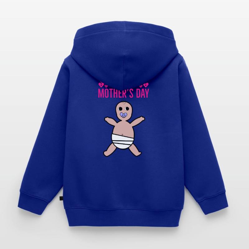 Muttertag, Muttertag, Muttertag, Muttertag Kinder Premium Organic Zip Hoodie
