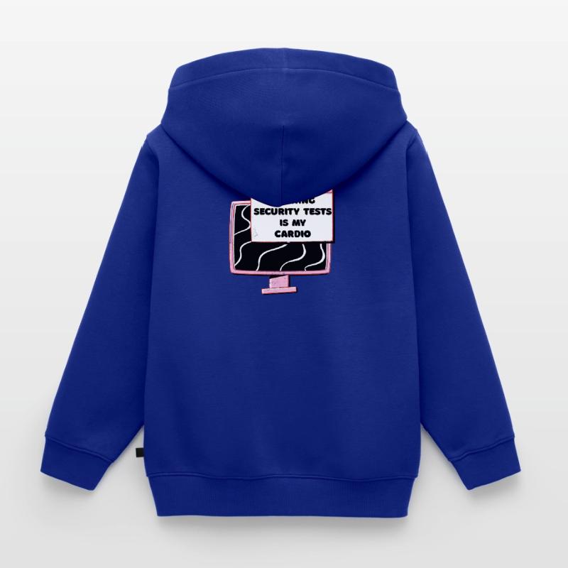 Cybersecurity - IT Security Computer Scientist Kids Premium Organic Zip-up Hoodie