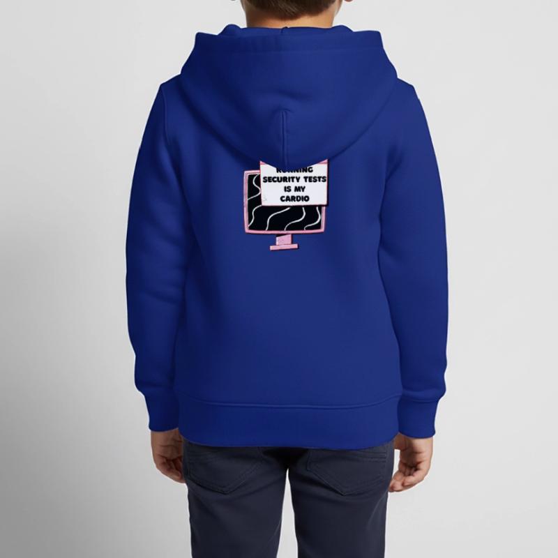 Cybersecurity - IT Security Computer Scientist Kids Premium Organic Zip-up Hoodie