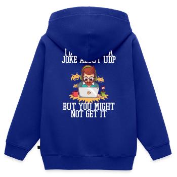 Cybersecurity - IT Security Computer Scientist - Kids Premium Organic Zip-up Hoodie - royal blue - Back - AI Model Kid Male (0cm)