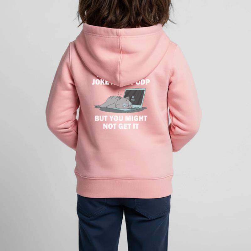 Cybersecurity - IT Security Computer Scientist Kids Premium Organic Zip-up Hoodie