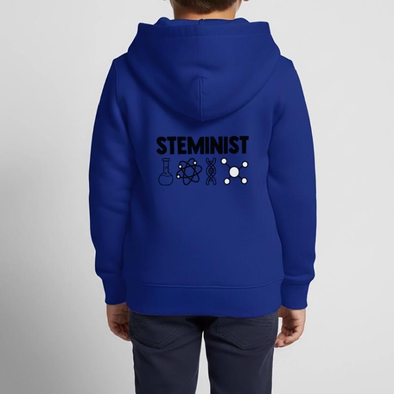 Steminist Software Developer Coder Nerd Conmputer Kinder Premium Organic Zip Hoodie