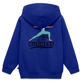Physical Education Teacher - Kids Premium Organic Zip-up Hoodie - royal blue - Back - AI Model Kid Male (0cm)
