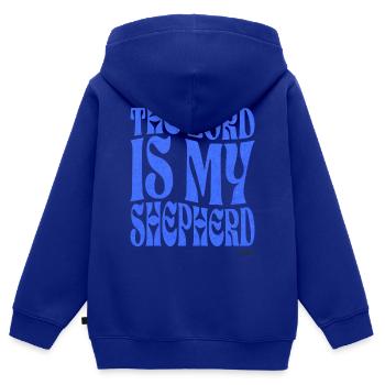 Christentum Christlicher Bibelvers - Kinder Premium Organic Zip Hoodie - Royalblau - Hinten - AI Model Kid Male (0cm)