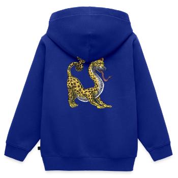 Altägyptische Mythologie Serpopard - Kinder Premium Organic Zip Hoodie - Royalblau - Hinten - AI Model Kid Male (0cm)
