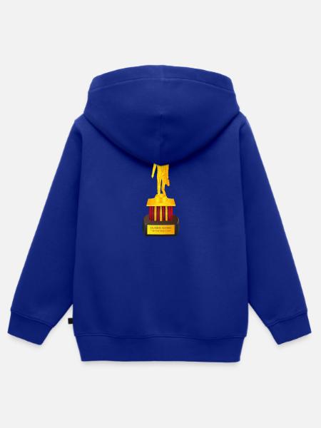 Dundie-Preis - Kinder Premium Organic Zip Hoodie - Royalblau