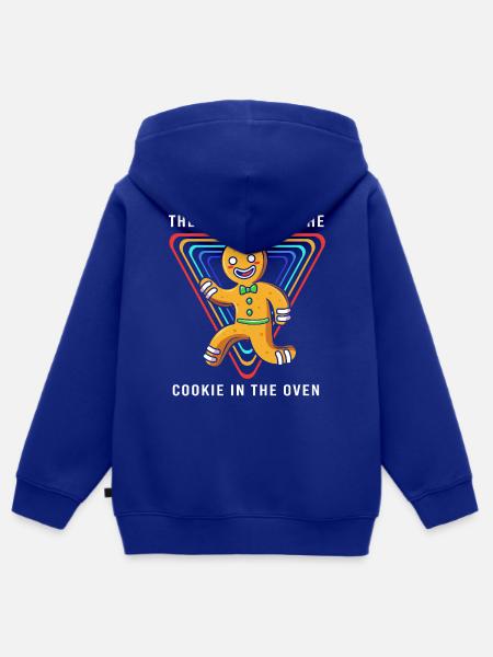 Werdende Väter Werdender Papa - Kinder Premium Organic Zip Hoodie - Royalblau