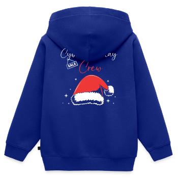 Cyber Monday Kaufrausch - Kinder Premium Organic Zip Hoodie - Royalblau - Hinten - AI Model Kid Male (0cm)